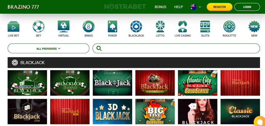 Brazino777 Casino Games
