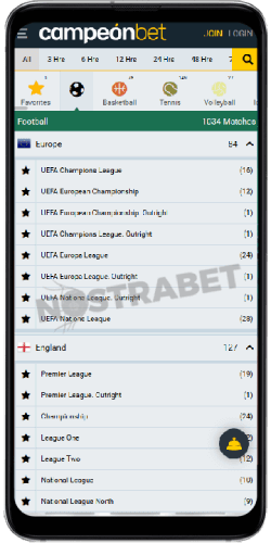 Campeonbet mobile app